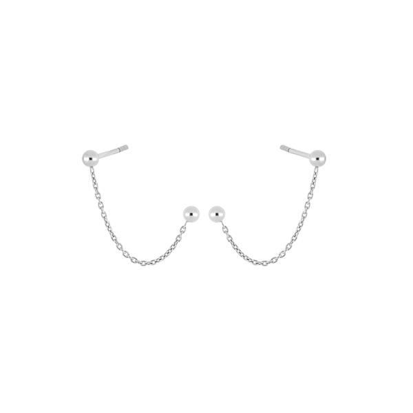 Rhod. sølvørehænger CANDY52 from Nordahl