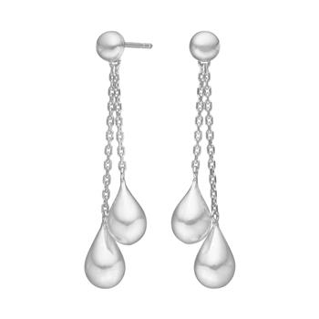 Rhd. sølv ørehængere DROPS52 from Nordahl
