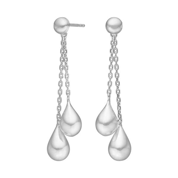 Rhd. sølv ørehængere DROPS52 from Nordahl