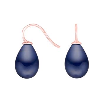 Rosaforg. sølvøreh. m/bøhmisk kvartsglas farve84 from Heinzendorff