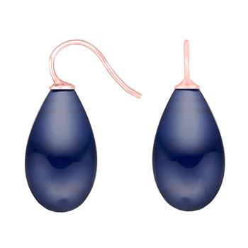 Rosaforg. sølvøreh. m/bøhmisk kvartsglas farve84 from Heinzendorff