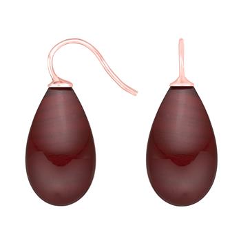 Rosaforg. sølvøreh. m/bøhmisk kvartsglas farve84 from Heinzendorff