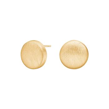 Forg. sølv mat system-ørestikker Ann 14x14mm from Heinzendorff