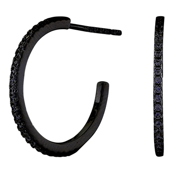 Sort rhd. creol ADINANOR m/ cz 18mm from Joanli Nor