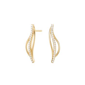 Forgyldt sølv ørestikker RAMIRANOR from Joanli Nor