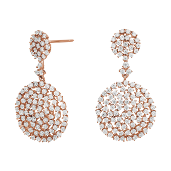 Rosé Gold-Plated Silver Studs by Joanli Nor