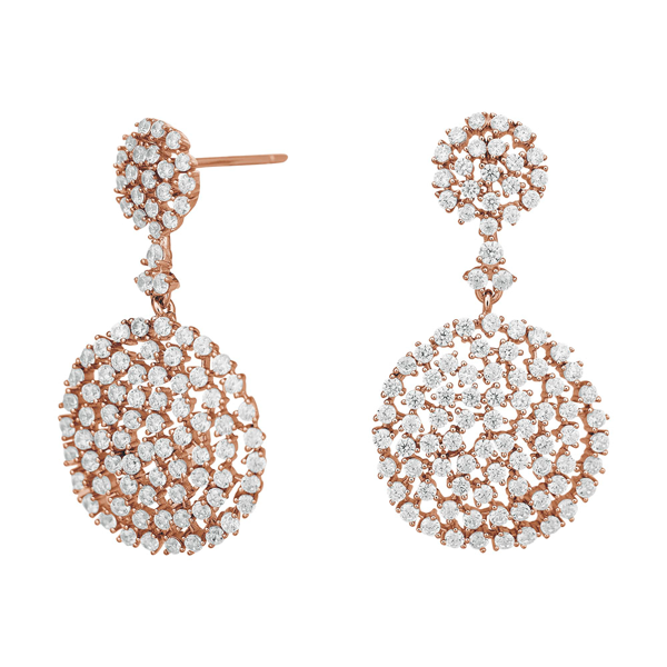 Rosé Gold-Plated Silver Studs by Joanli Nor