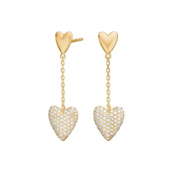 Forgyldt sølv ørehængere RISANOR from Joanli Nor