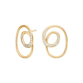 Forgyldt sølv ørestikker small RUELLENOR from Joanli Nor