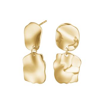 Ørehængere stål IP gold ONDA from Nordahl