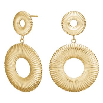 Ørehængere stål IP gold SALINO from Nordahl