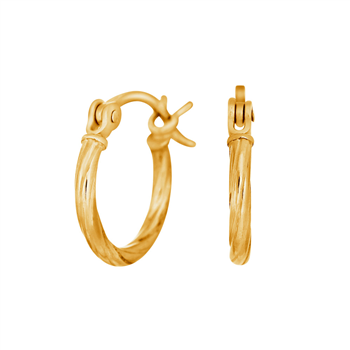 Forgyldt sølv creol 15mm TREND52  from Nordahl