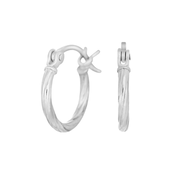 Rhodineret sølv creol 15mm TREND52  from Nordahl