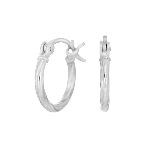 Rhodineret sølv creol 15mm TREND52  from Nordahl