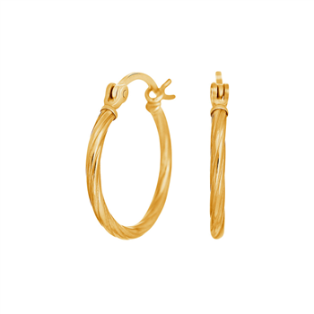 Forgyldt sølv creol 20mm TREND52  from Nordahl