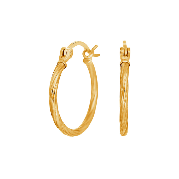 Forgyldt sølv creol 20mm TREND52  from Nordahl