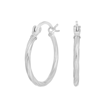 Rhodineret sølv creol 20mm TREND52  from Nordahl