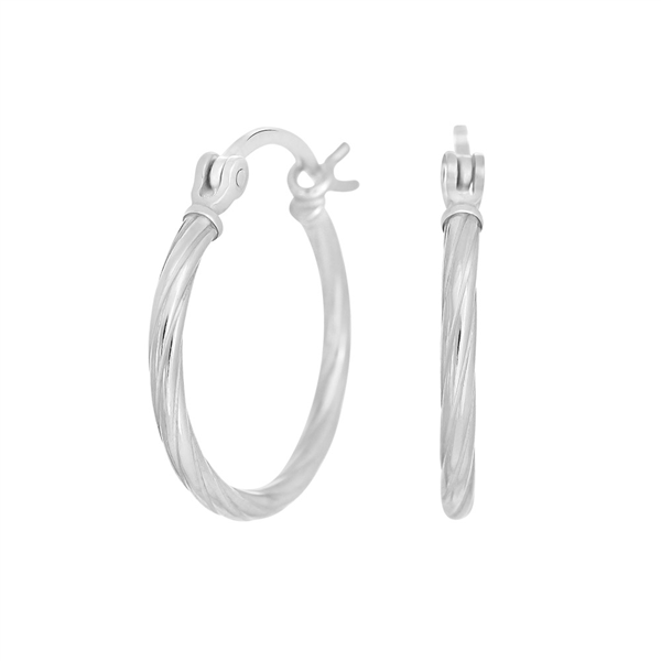 Rhodineret sølv creol 20mm TREND52  from Nordahl