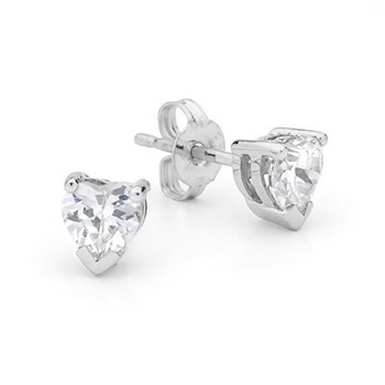 Silver earrings, from Bee