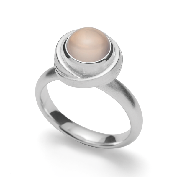 925/- Ring mat, rosenkvarts 1,98ct from Bastian Inverun