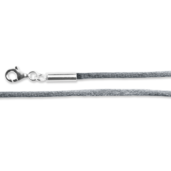 Satinbånd gråt  925/- karabin 2,5mm 80cm 5cm from Bastian Inverun