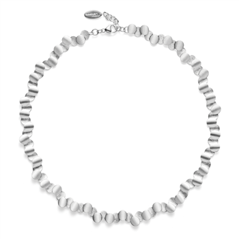 925/- collier, rho. mat/børstet, 45cm +3cm from Bastian Inverun