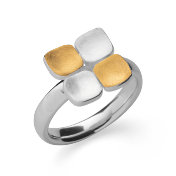 925/- Ring, delvis fg børstet/blank from Bastian Inverun