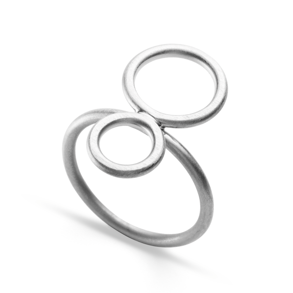 925/- Ring, mat rho. from Bastian Inverun