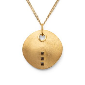 925/- Vedhæng, mat/børstet fg, RQ 0,21ct from Bastian Inverun
