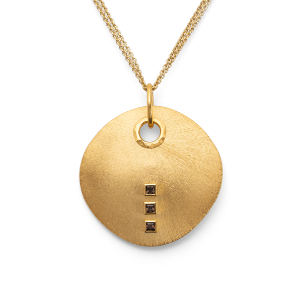925/- Vedhæng, mat/børstet fg, RQ 0,21ct from Bastian Inverun