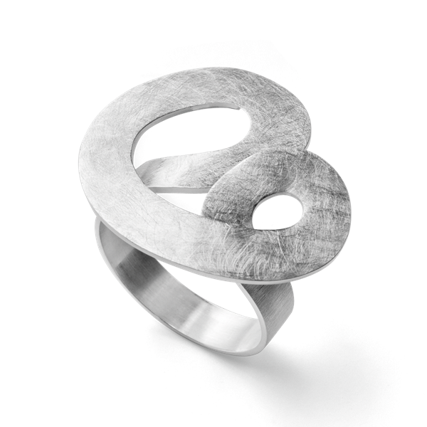 925/- Ring, rho. børstet from Bastian Inverun