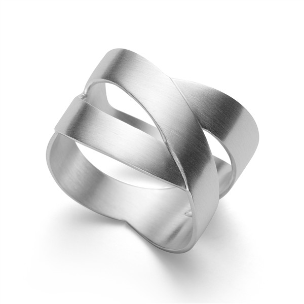 925/- Ring, mat rho. from Bastian Inverun