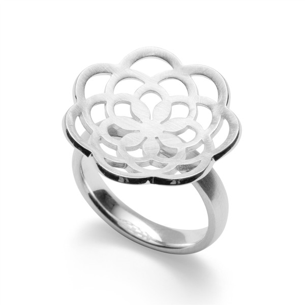925/- Ring, mat rho. from Bastian Inverun