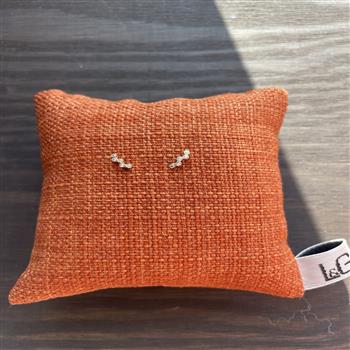 Ørestik 8 karat små zirkonia from L&G