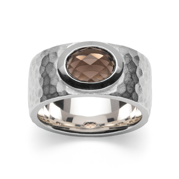 925/- hamret ring, RQ 1.43ct from Bastian Inverun