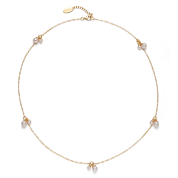 925/- collier, fg blank, perle 15,75ct, 1mm 57+3cm from Bastian Inverun