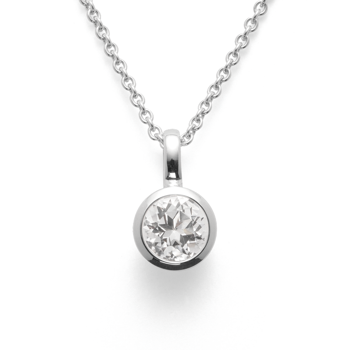 925/- Vedhæng blank, hvid topas 1.46ct from Bastian Inverun