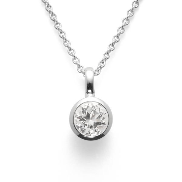 925/- Vedhæng blank, hvid topas 1.46ct from Bastian Inverun
