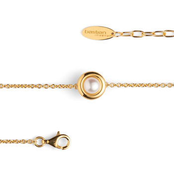 925/- armbånd, fg mat/blank perle, 17+2cm, 1.8mm from Bastian Inverun