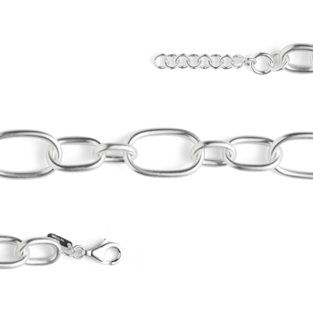 925/- armbånd mat, 19cm + 3cm from Bastian Inverun