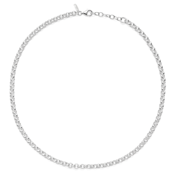 925,- halskæde, rho. mat., 42cm + 3cm from Bastian Inverun