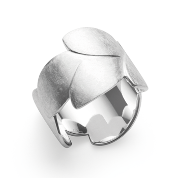 925/- Ring, rho. mat/børstet from Bastian Inverun