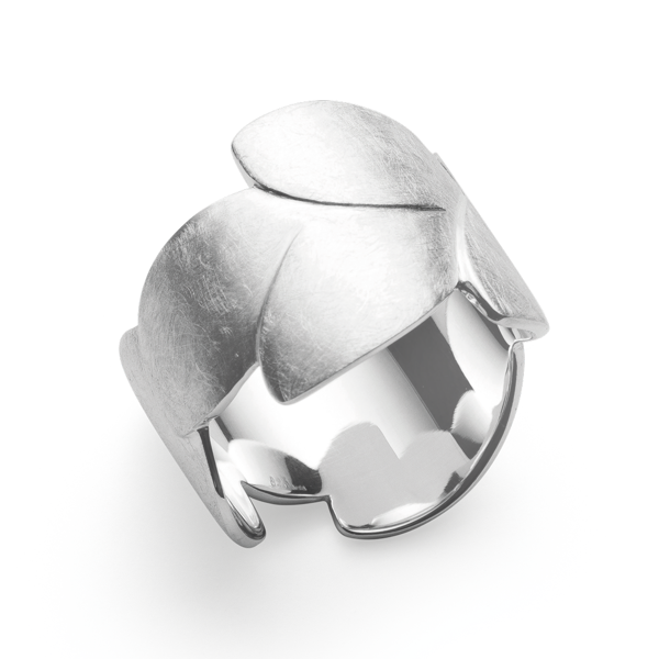925/- Ring, rho. mat/børstet from Bastian Inverun