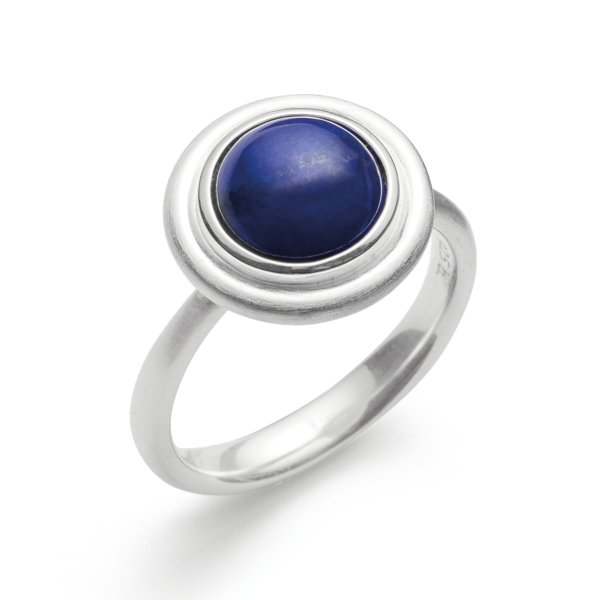 925,- ring, rho. mat/blank, lapis 2,73ct from Bastian Inverun