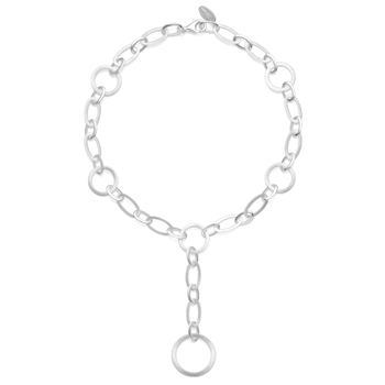 925/- collier børstet/blank, 45cm from Bastian Inverun