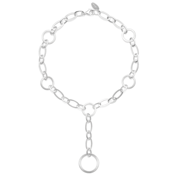 925/- collier børstet/blank, 45cm from Bastian Inverun