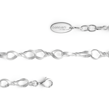 925/- armbånd, rho. børstet, 19cm + 1,5cm from Bastian Inverun