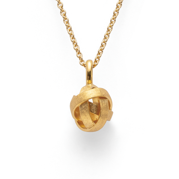 925/- Vedhæng, fg børstet/blank from Bastian Inverun