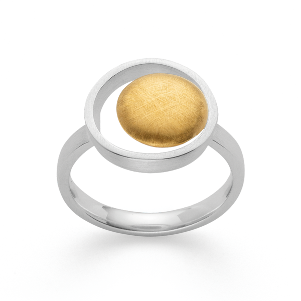 925/- Ring, delvis jfr. mat/børstet mat from Bastian Inverun