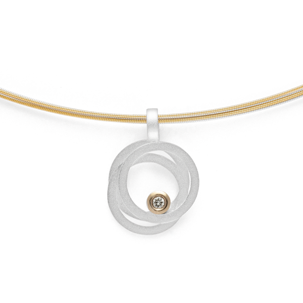 925/- Vedhæng, fg brillant 0,02ct W-SI from Bastian Inverun